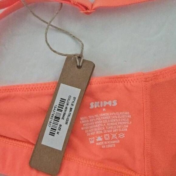 SKIMS FITS EVERYBODY CROSS FRONT BRA NWT - Picture 8 of 10